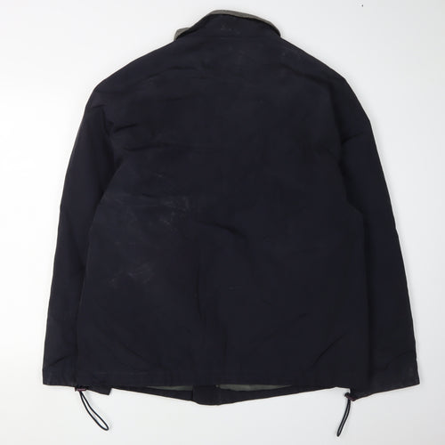 Racing Green Men's Black Windbreaker Jacket M