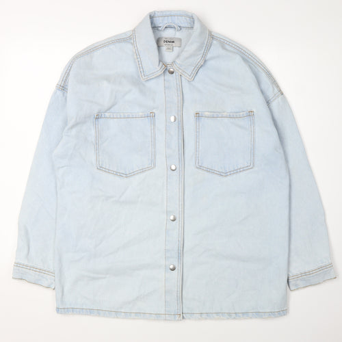 New Look Women's Blue Denim Jacket Size 10