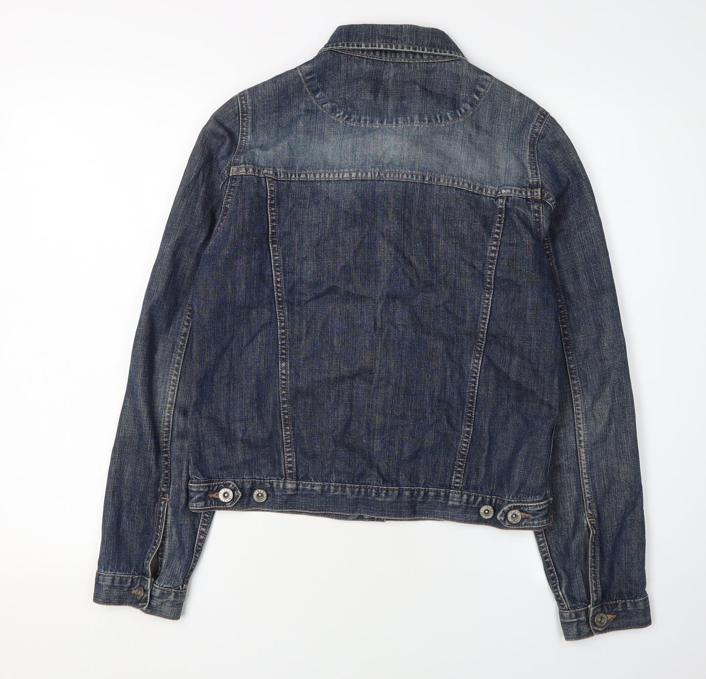 River Island Women's Blue Denim Jacket M Casual