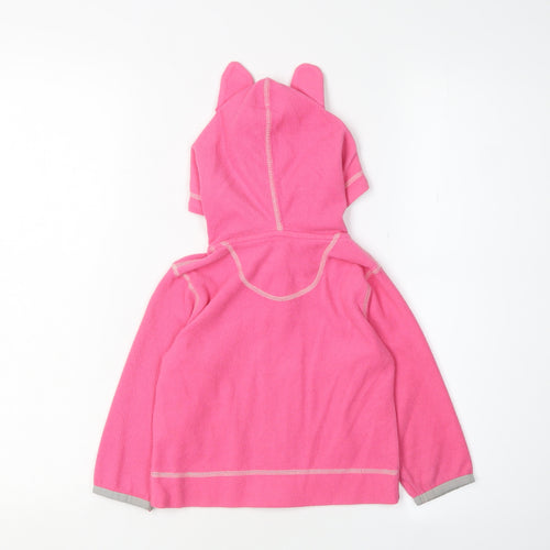 Regatta Pink Fleece Jacket 12-18 Months Unisex Hooded