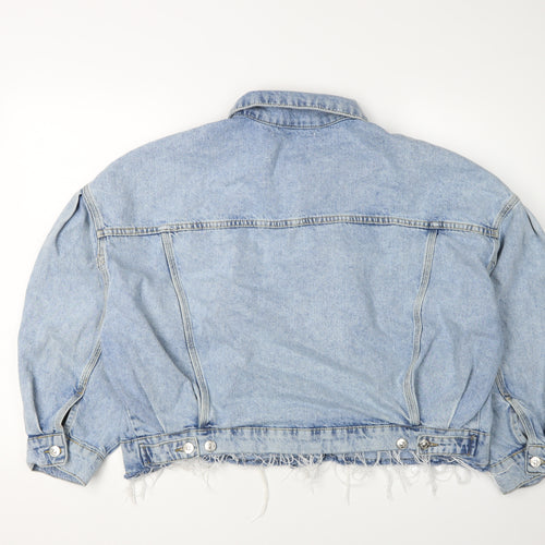 Michelle Keegan Women's Blue Denim Jacket Size 16