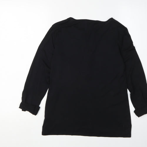 Massimo Dutti Women's Black XS Tunic with Long Sleeves