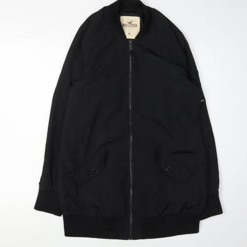 Hollister Men's Black Bomber Jacket M - Casual Style