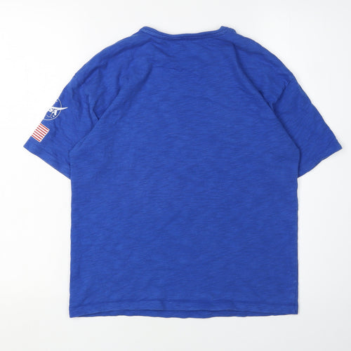 Gap Boys Blue Apollo 15 T-Shirt 12-13 Years Graphic Print