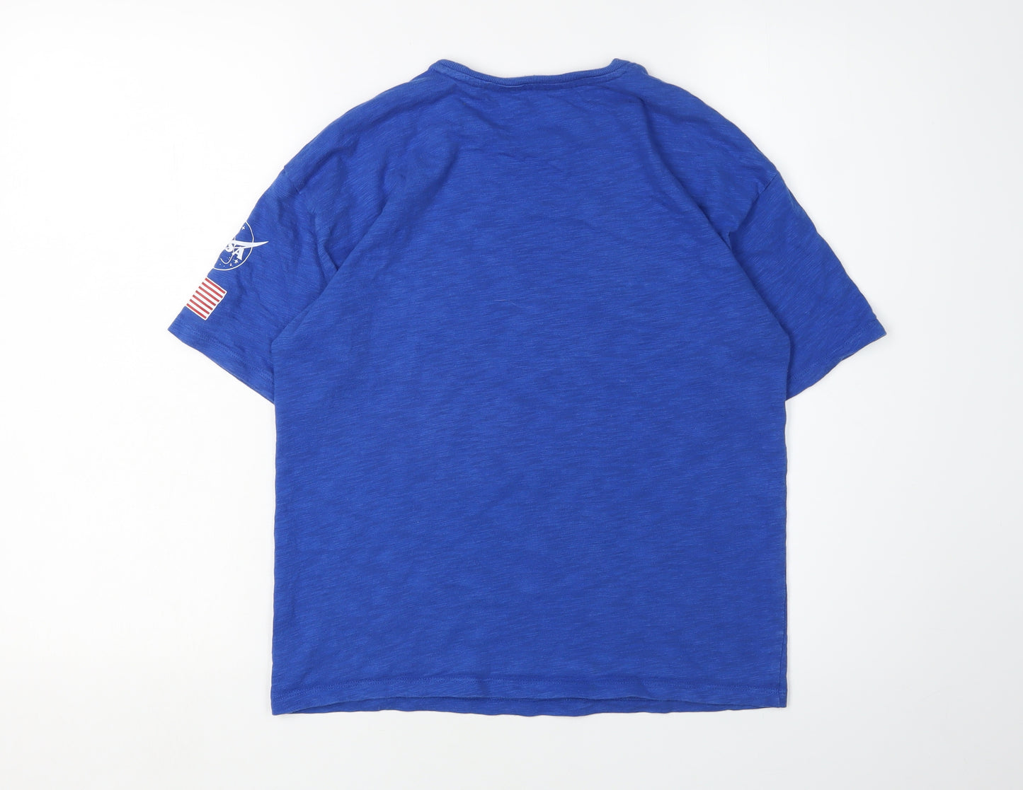 Gap Boys Blue Apollo 15 T-Shirt 12-13 Years Graphic Print