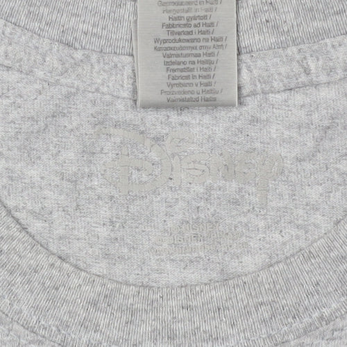 Disney Men Grey Medium Winnie the Pooh T-Shirt