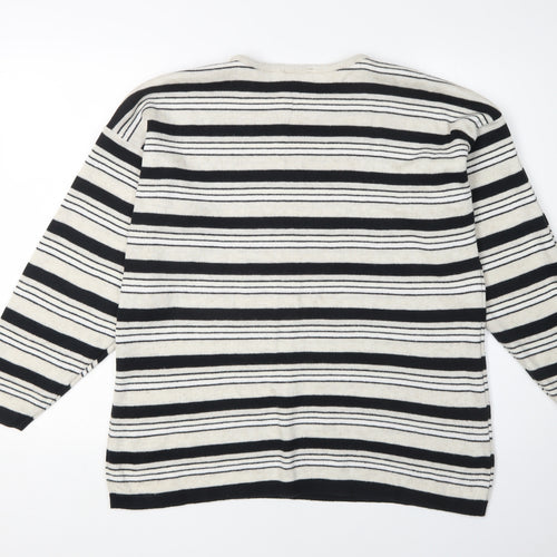 Next Unisex Multicoloured Stripe Pullover Jumper M