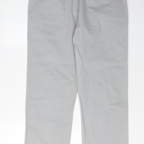 Maine New England Men's Grey Chino Trousers 32S Regular