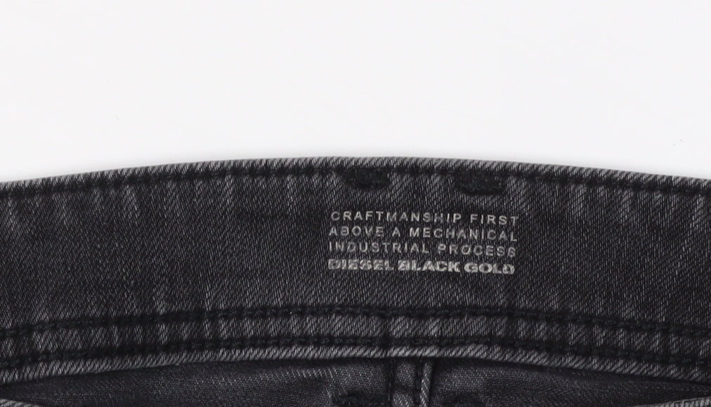 Diesel Black Gold Men's Black Skinny Jeans Size 30