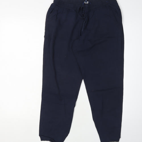 Debenhams Women's Blue Jogger Trousers Size 12