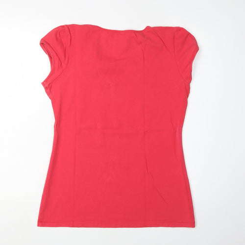 Next Women's Red Bow Accent T-Shirt Size 16