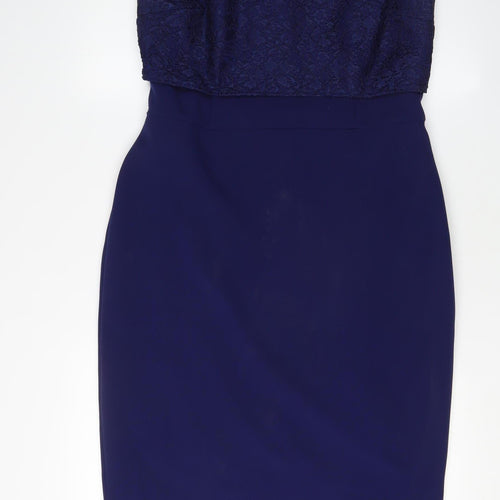 Coast Women's Blue Bodycon Dress Size 14