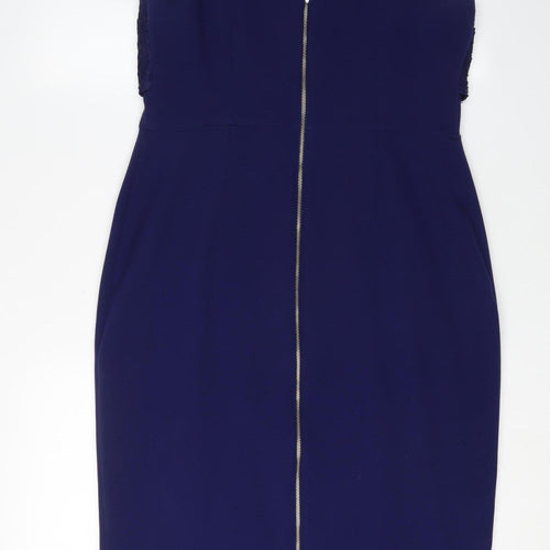 Coast Women's Blue Bodycon Dress Size 14