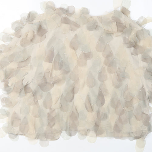 ASOS Women's Beige Shrug, Size 10, Lightweight