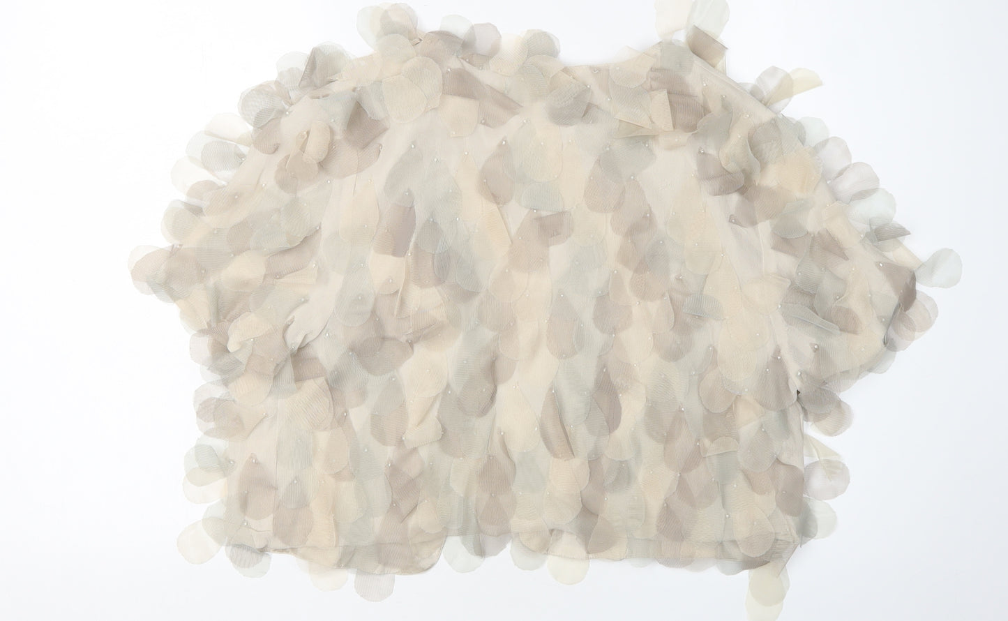 ASOS Women's Beige Shrug, Size 10, Lightweight