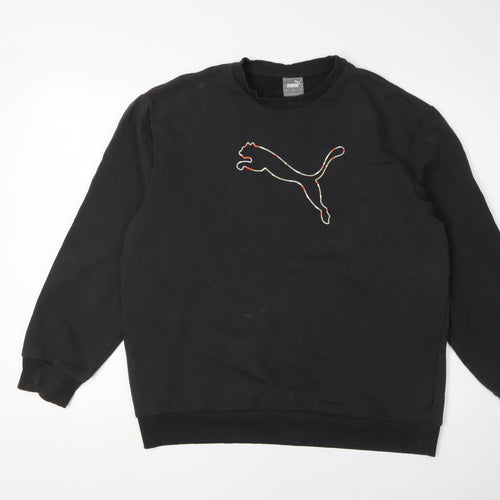 Puma Men's Black Pullover Sweatshirt L