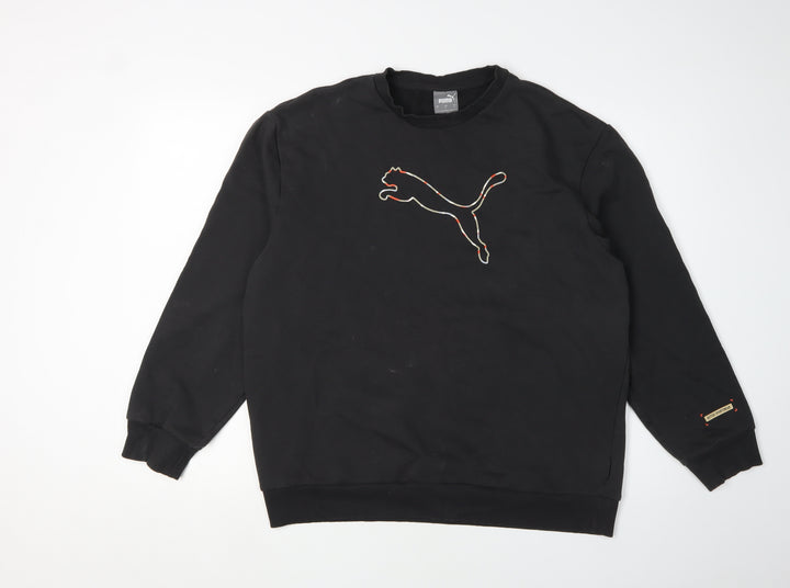 Puma Men's Black Pullover Sweatshirt L