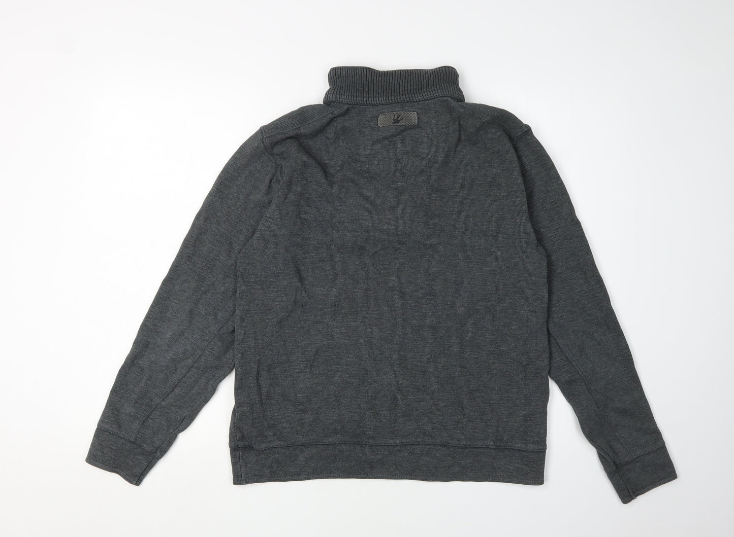 Rocha John Rocha Men's Grey Small Henley Sweatshirt