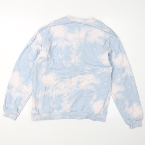 Monki Women's Blue Tie-Dye Sweatshirt XS