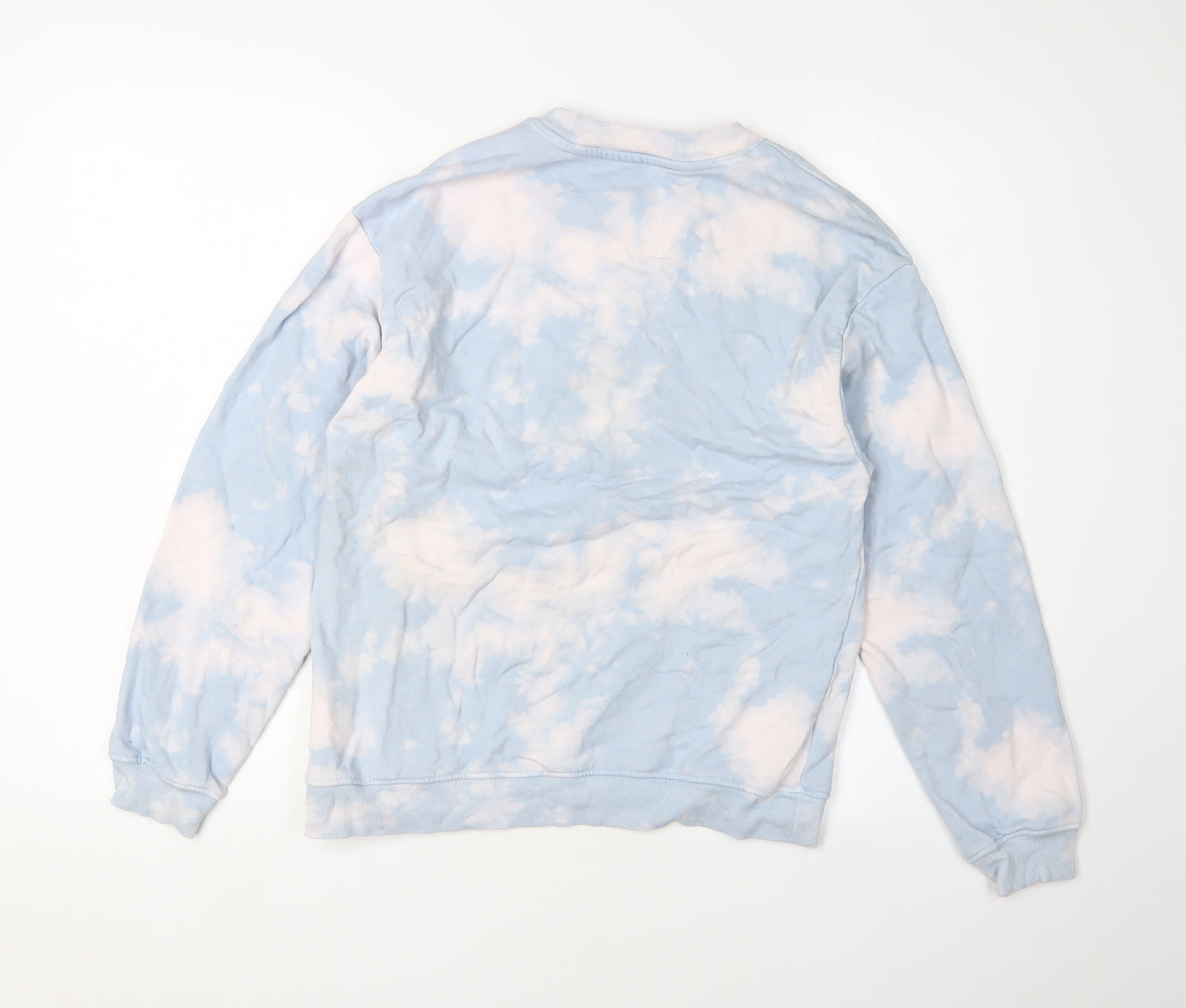Monki Women's Blue Tie-Dye Sweatshirt XS