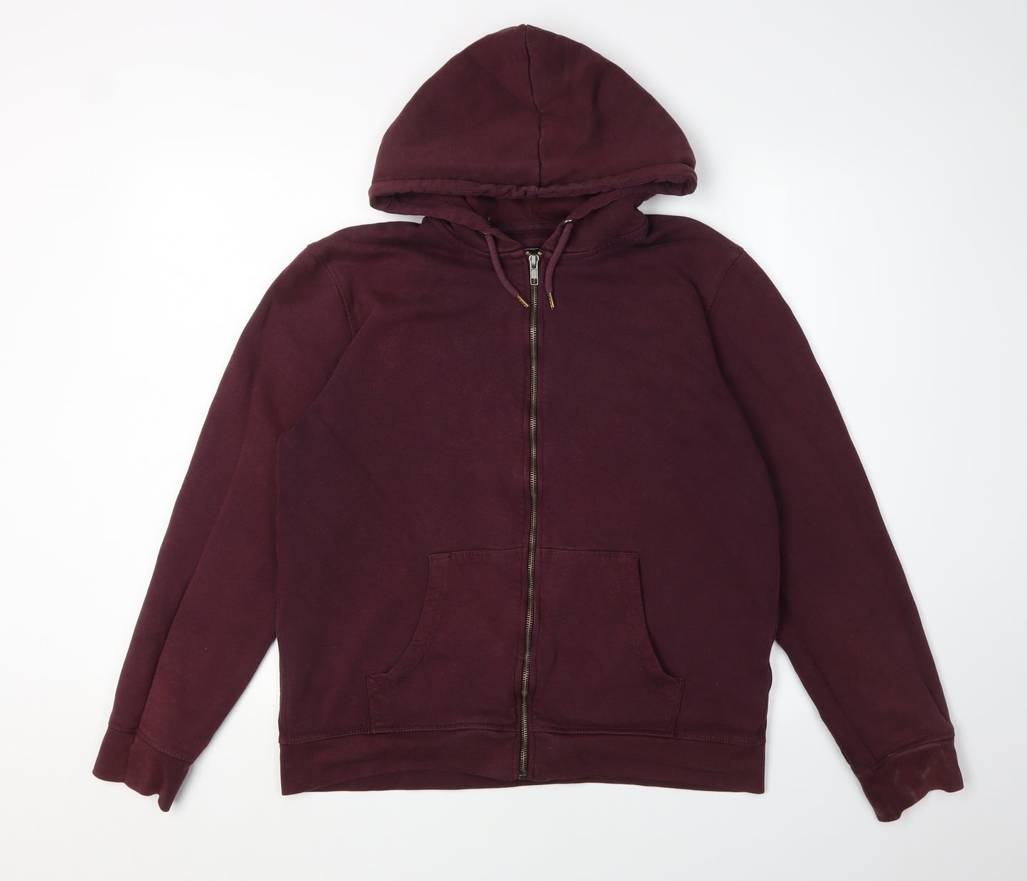 Red Herring Men's Purple Full Zip Hoodie Size L
