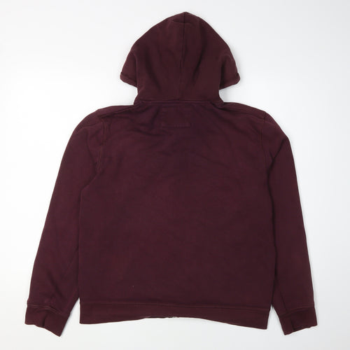 Red Herring Men's Purple Full Zip Hoodie Size L