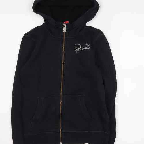Puma Women's Black Size 8 Full Zip Hoodie
