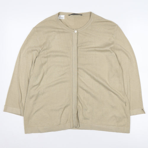Windsmoor Women's Beige Cardigan L, Lightweight Button