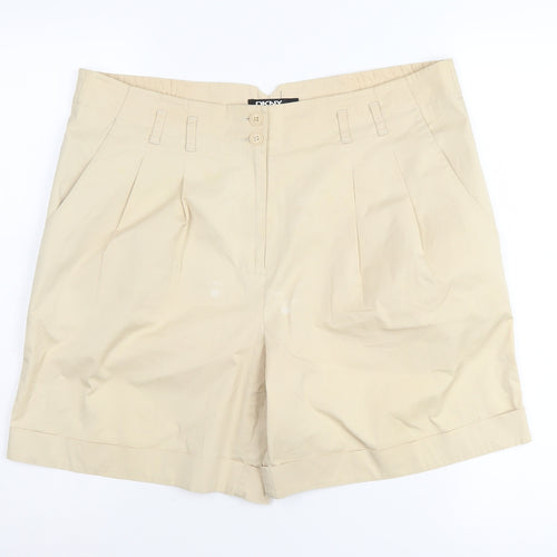 DKNY Women's Beige Chino Shorts M