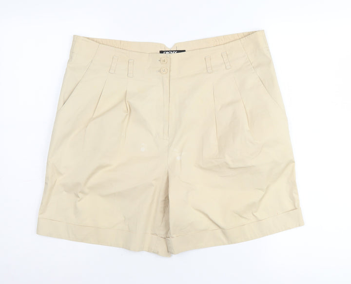 DKNY Women's Beige Chino Shorts M