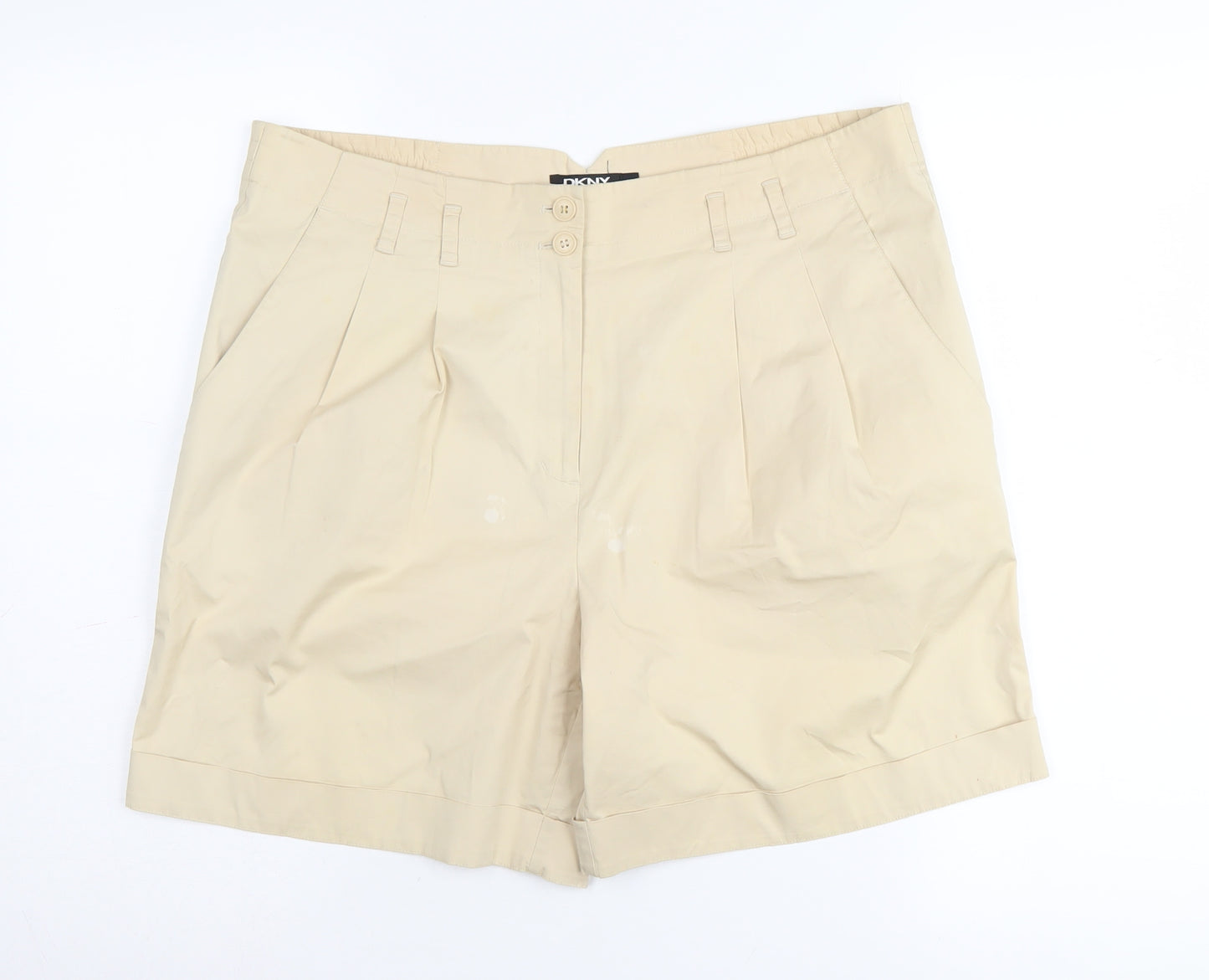 DKNY Women's Beige Chino Shorts M