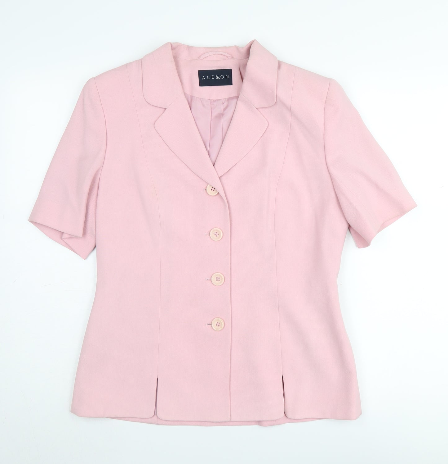 Alexon Women's Pink Blazer Size 10 Classic Spring