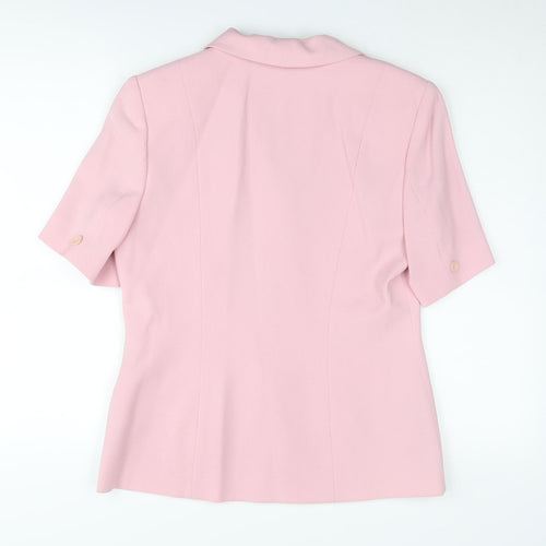 Alexon Women's Pink Blazer Size 10 Classic Spring