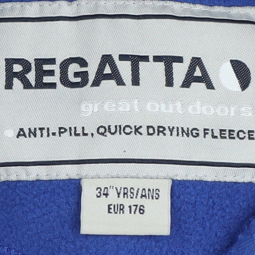 Regatta Unisex Blue Fleece Jacket Size 16 Casual