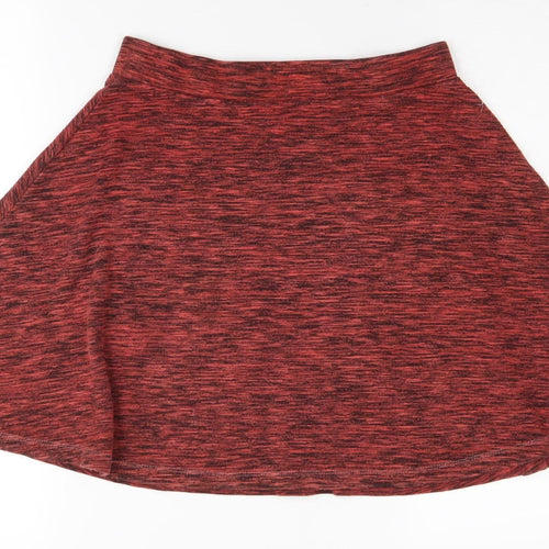 Superdry Women's Red A-Line Skirt, Size M