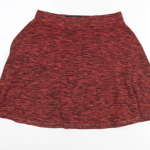 Superdry Women's Red A-Line Skirt, Size M