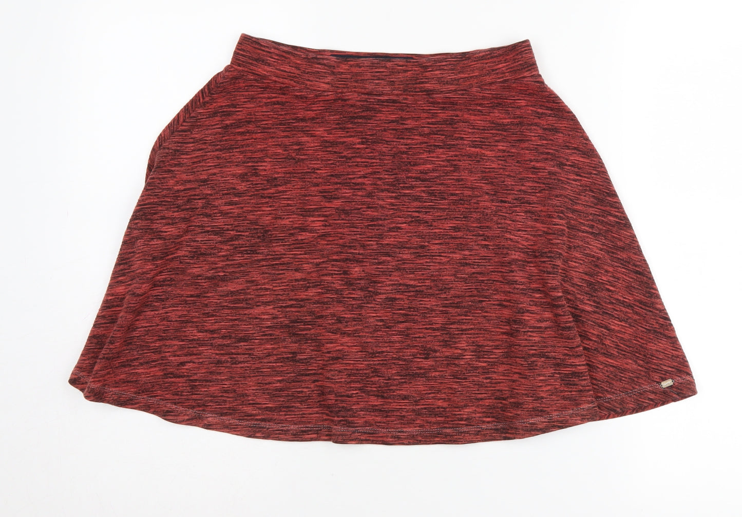 Superdry Women's Red A-Line Skirt, Size M