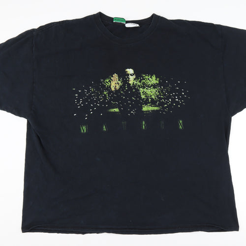 Vintage Supply Men's Black Matrix XL T-Shirt