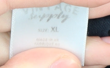 Vintage Supply Men's Black Matrix XL T-Shirt