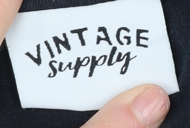 Vintage Supply Men's Black Matrix XL T-Shirt