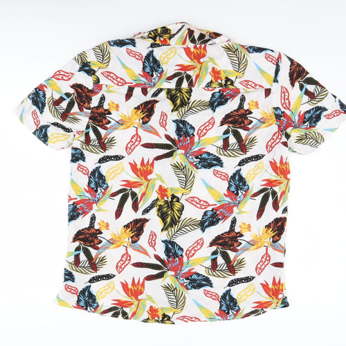 Red Herring Men's Tropical Floral Shirt Small