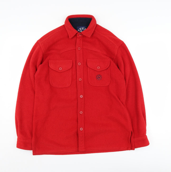 TOG 24 Men's Red Fleece Shirt XS Long Sleeve Casual