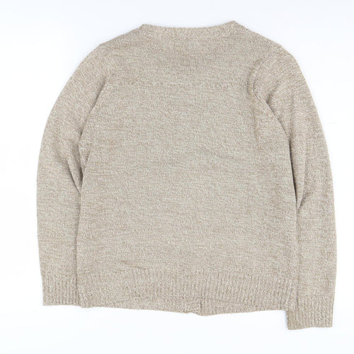 Honor Millburn Women’s Beige Cardigan, Size S, Casual Knit