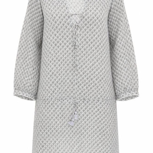 Joules Women's Grey Geometric Shirt Dress Size 10