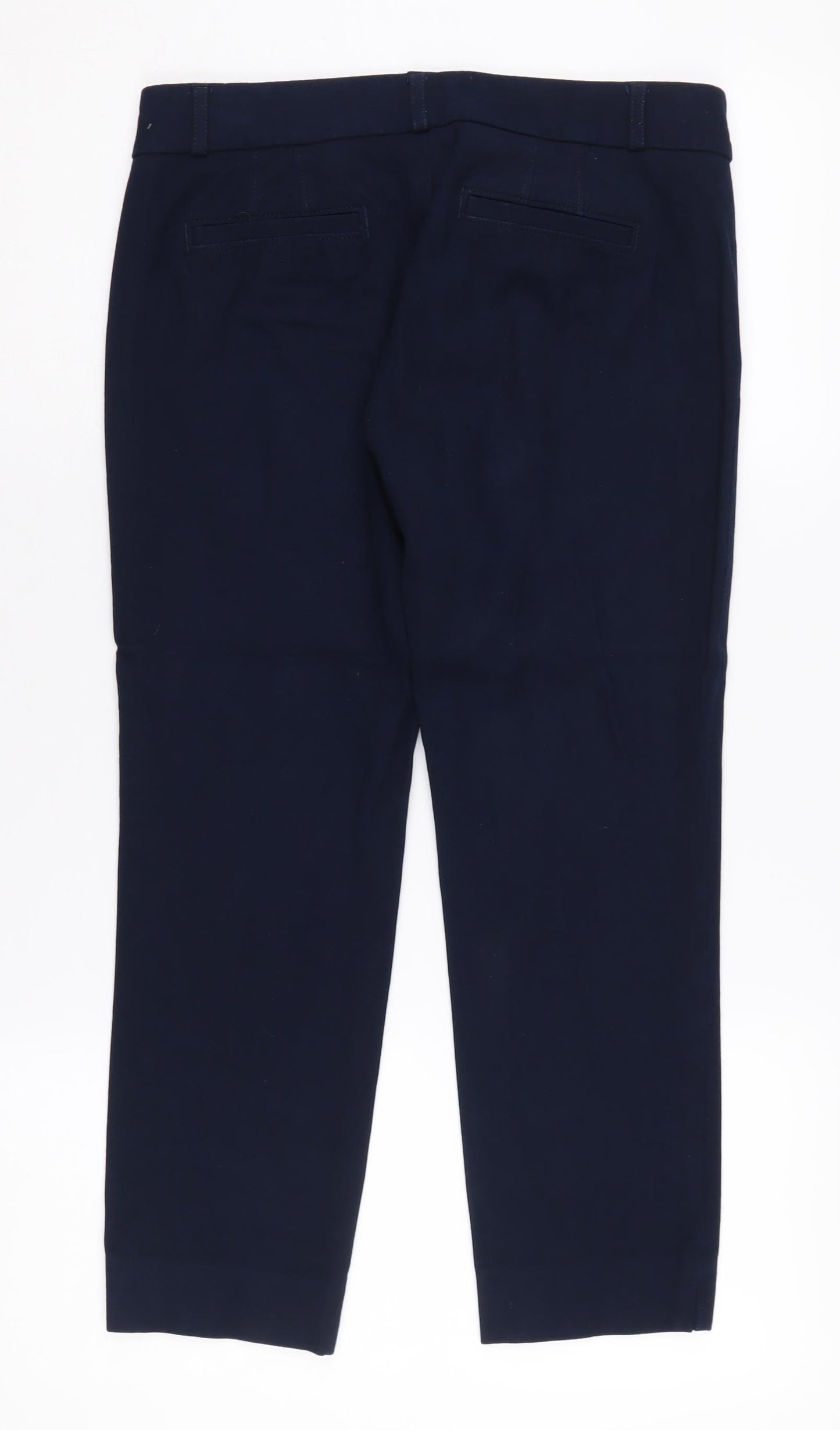Banana Republic Women's Blue Sloan Cropped Trousers