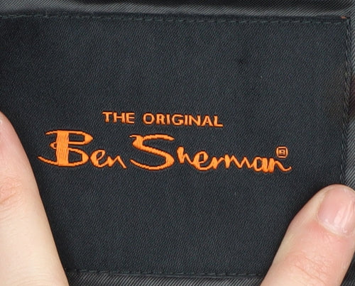 Ben Sherman Men's Blue Small Polo Shirt - Casual Short Sleeve