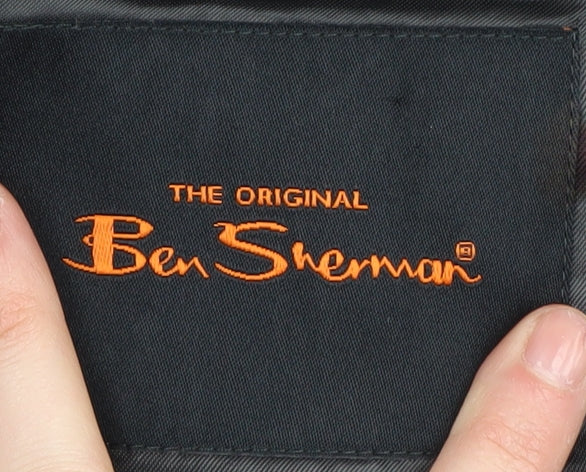 Ben Sherman Men's Blue Small Polo Shirt - Casual Short Sleeve