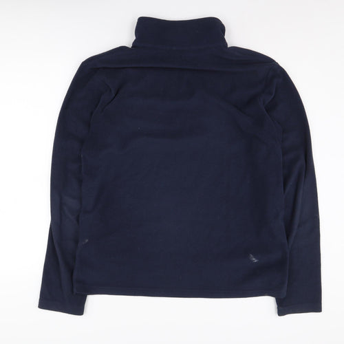 Regatta Men's Blue 1/4 Zip Fleece Sweatshirt L
