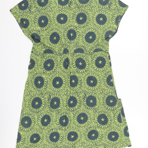 White Stuff Women's Green T-Shirt Dress, Size 12