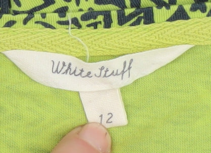 White Stuff Women's Green T-Shirt Dress, Size 12